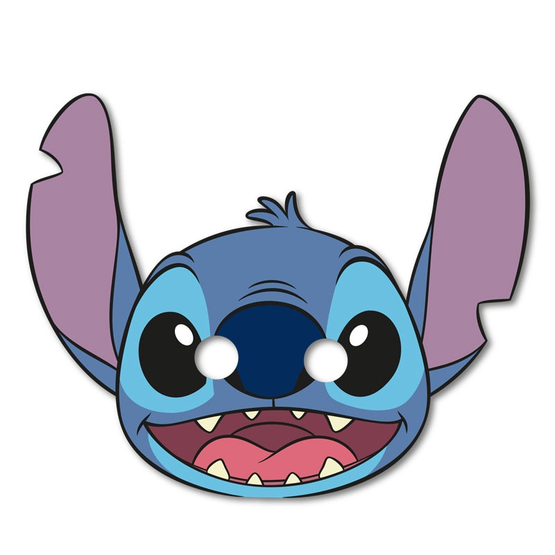 Lilo & Stitch - Ansigtsmasker af Pap 6 stk