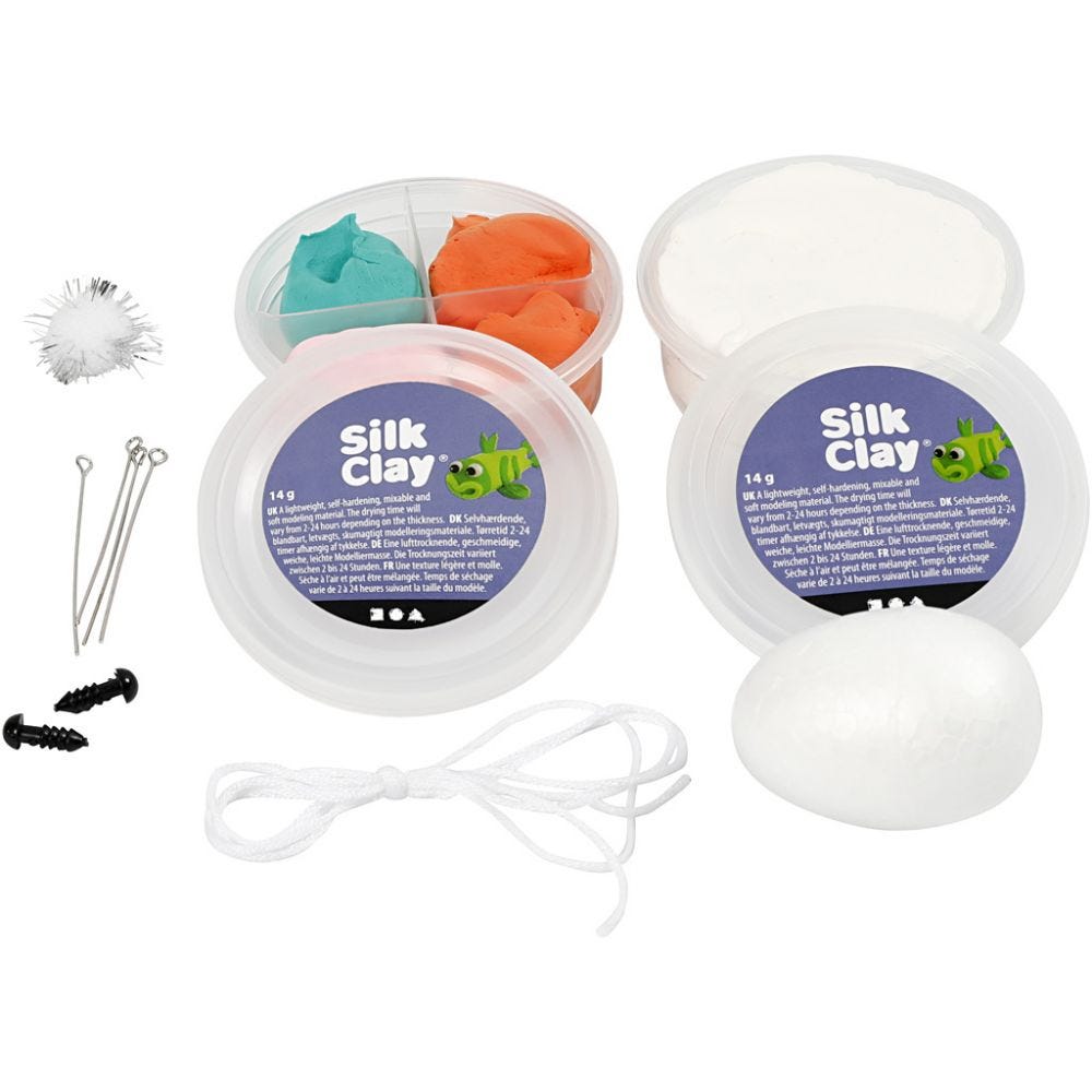 Pyntesæt - Kanin og Gulerødder