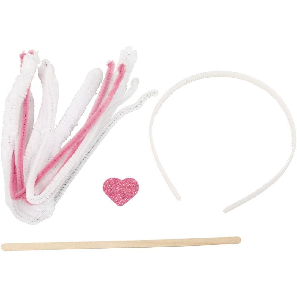 Pyntesæt - Hårbøjle med kaninører