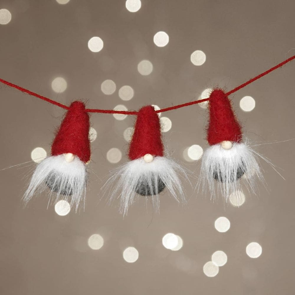 DIY Kreapakke - Julenisser på snor