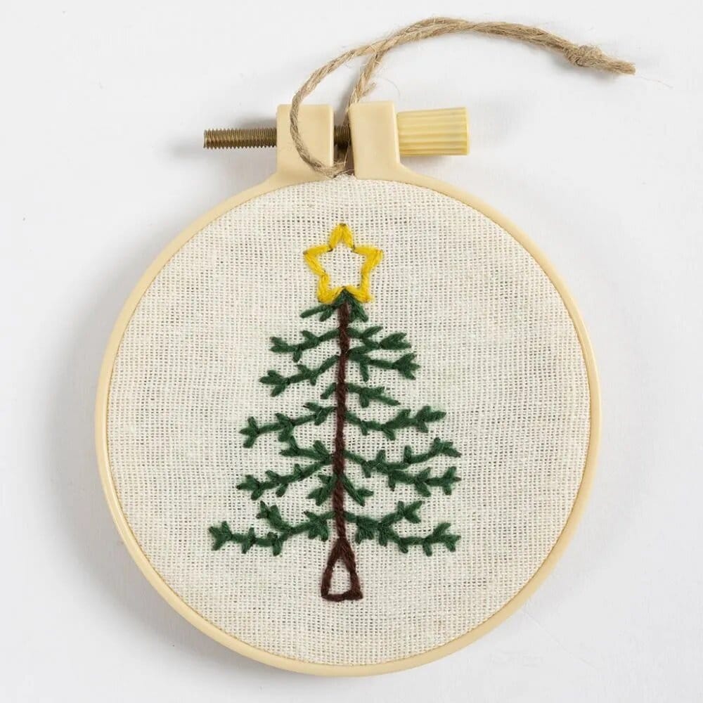 Mini DIY Broderi - Juletræ