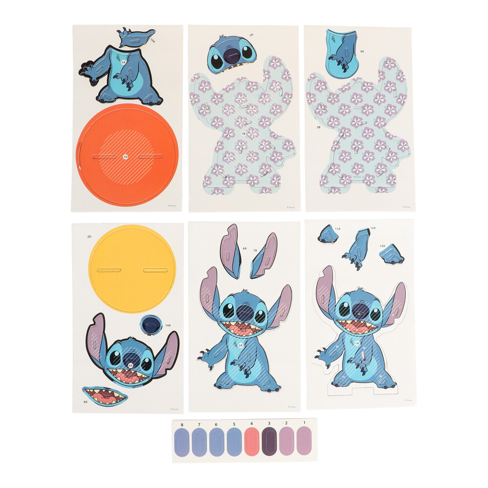 Lilo & Stitch - Bygbar 3D Papfigur