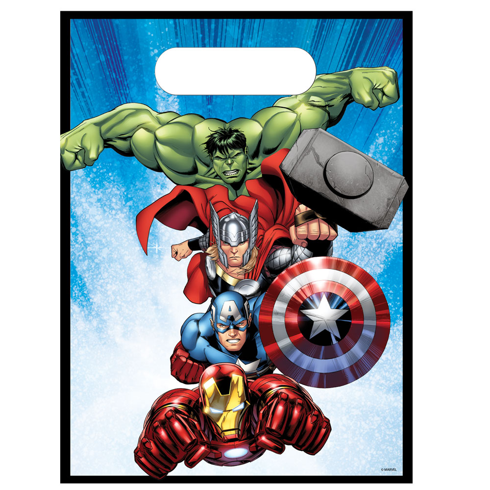 Avengers Slikposer 6 stk
