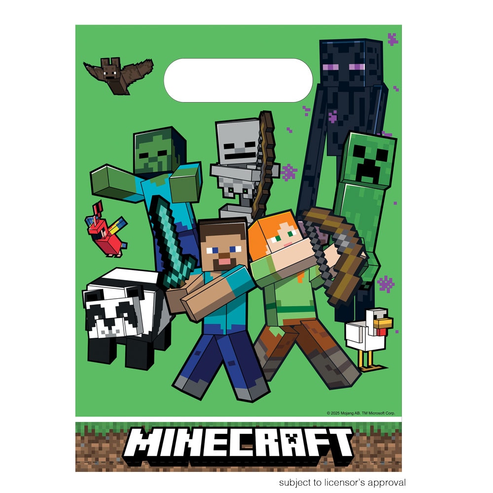 Minecraft Slikposer 6 stk