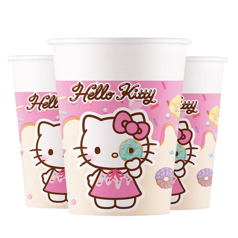 Hello Kitty & Kuromi - Papkrus 8 stk