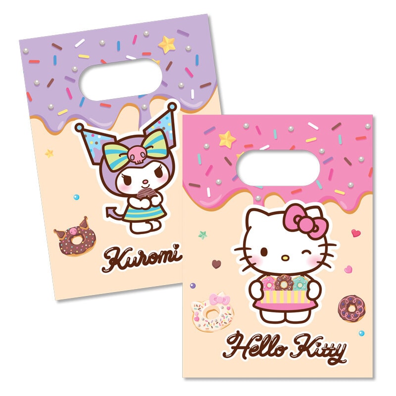 Hello Kitty & Kuromi - Slikposer af papir 4 stk