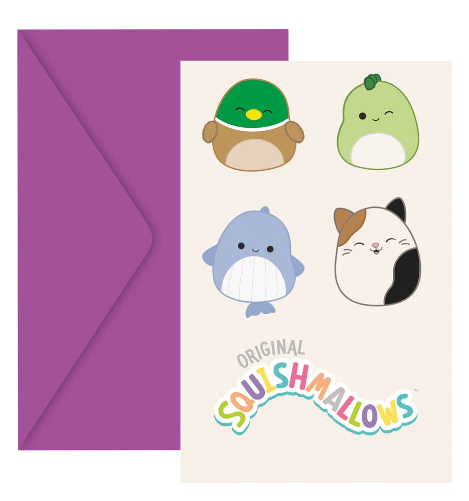 Squishmallows - Invitationer 6 stk