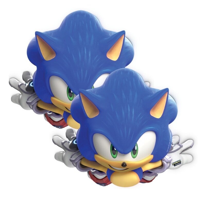 Sonic the Hedgehog Ansigtsmasker 6 stk
