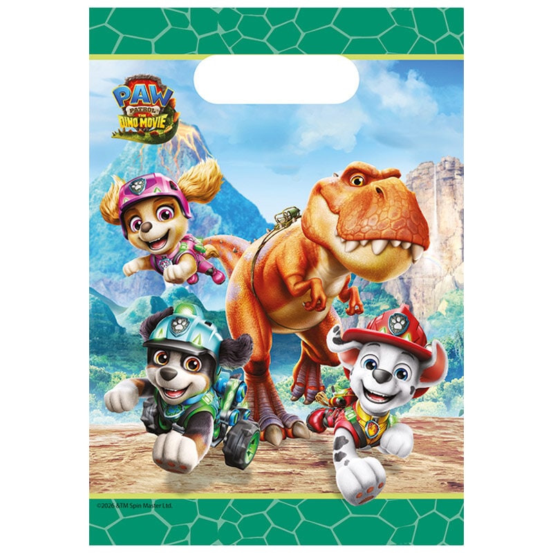 Paw Patrol Dino Movie Slikposer af papir 4 stk