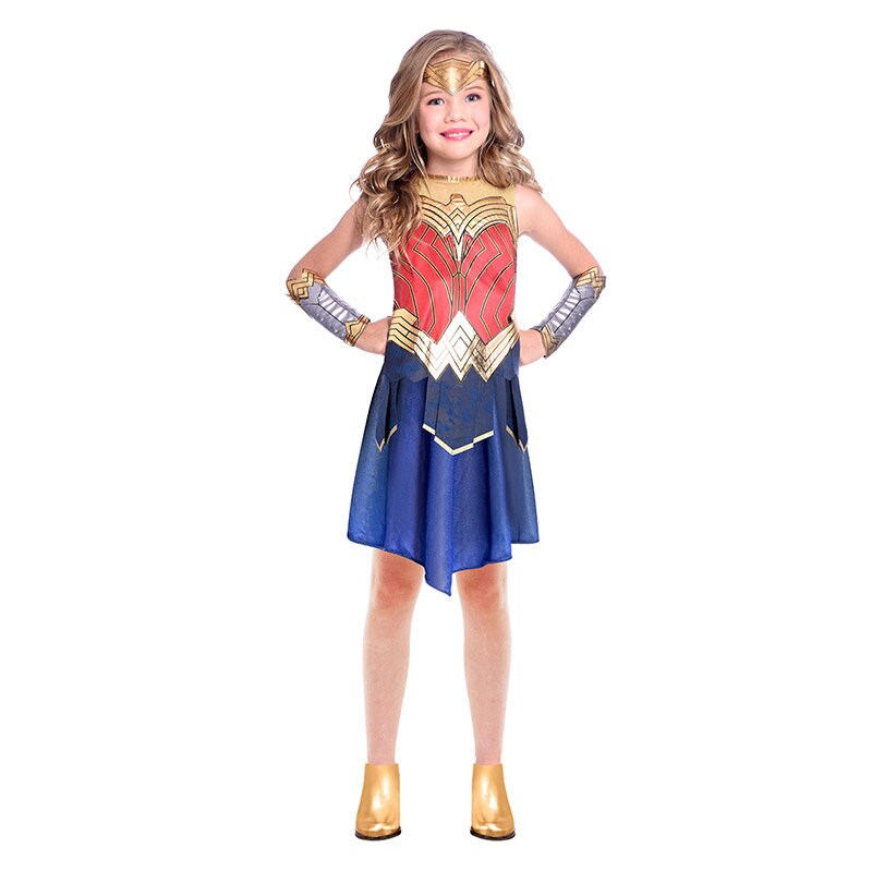 Wonder Woman Kostume Børn 6-8 år