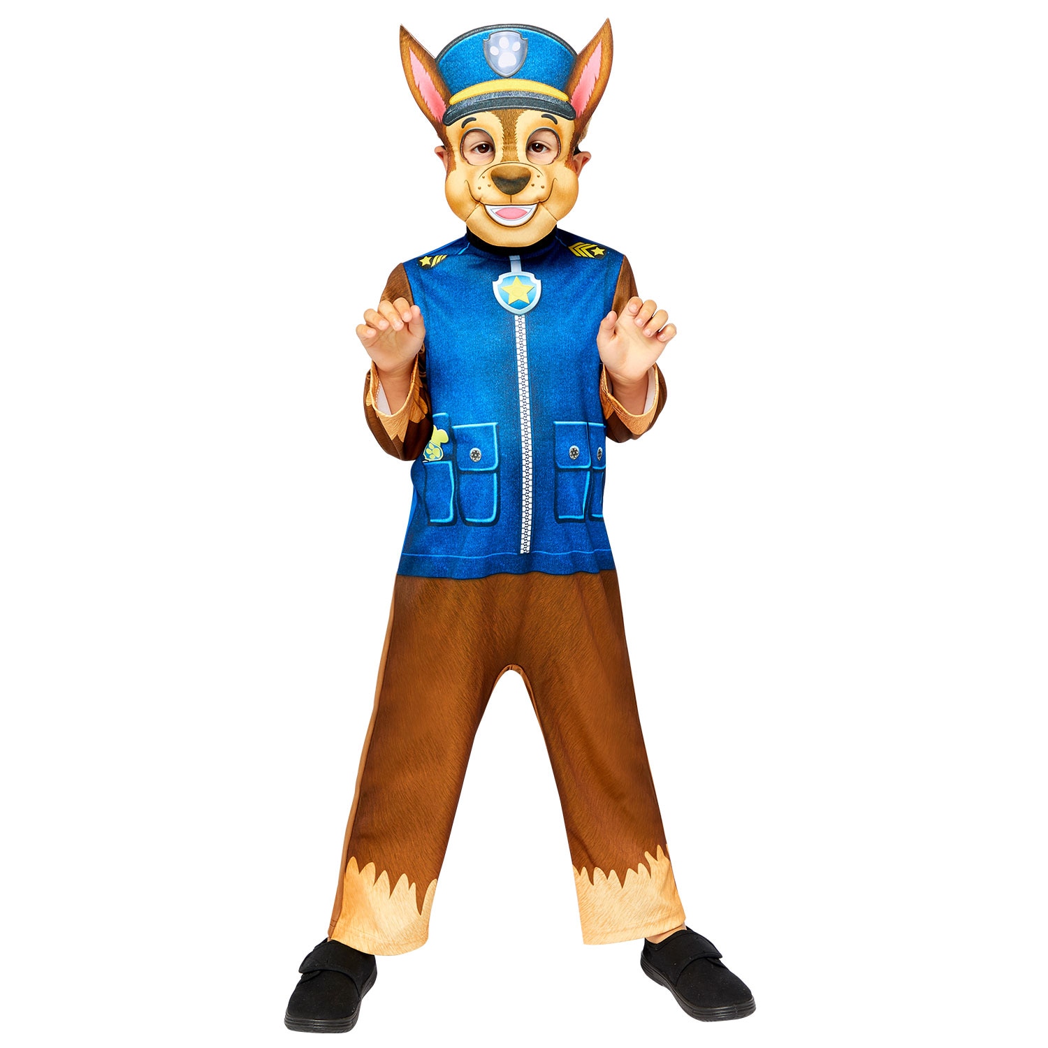 Paw Patrol, Chase Kostume 3-6 år