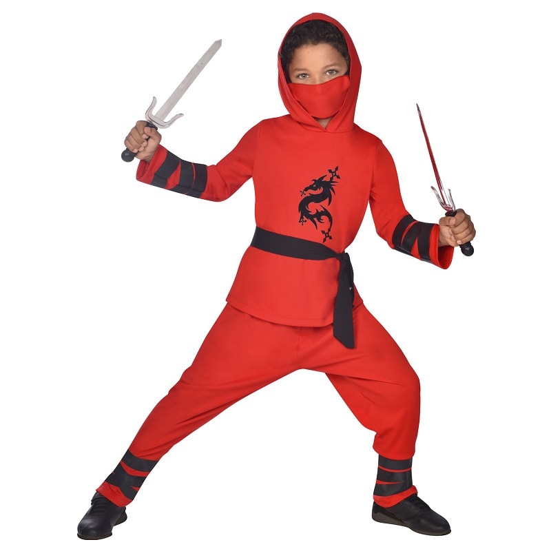 Ninja Warrior Kostume Børn 4-8 år