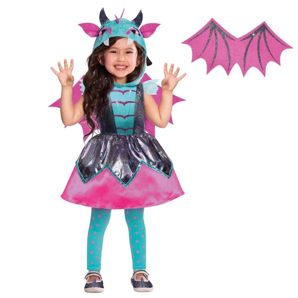 Little Mystical Dragon Kostume Børn 4-8 år