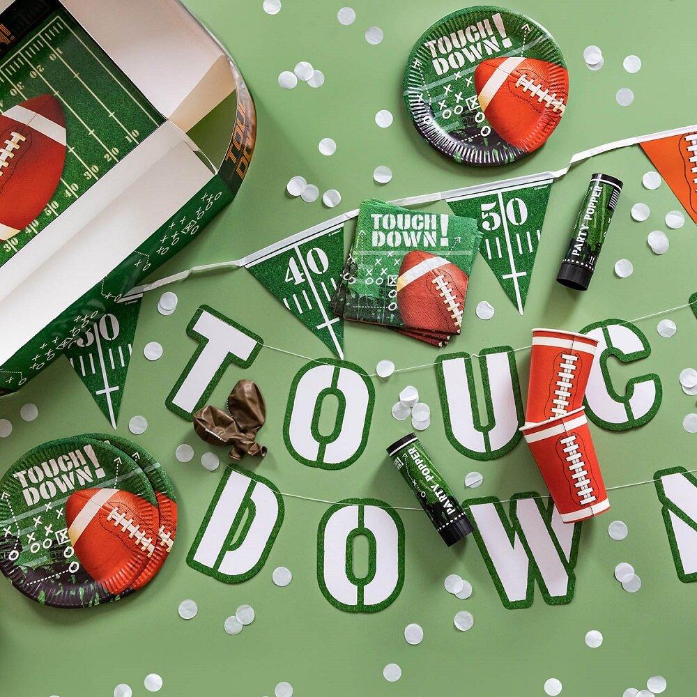 Amerikansk Fodbold - Tallerkener 8 stk