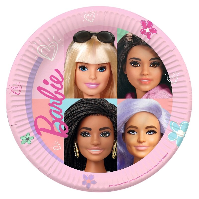 Barbie Sweet Life - Tallerkner 8 stk