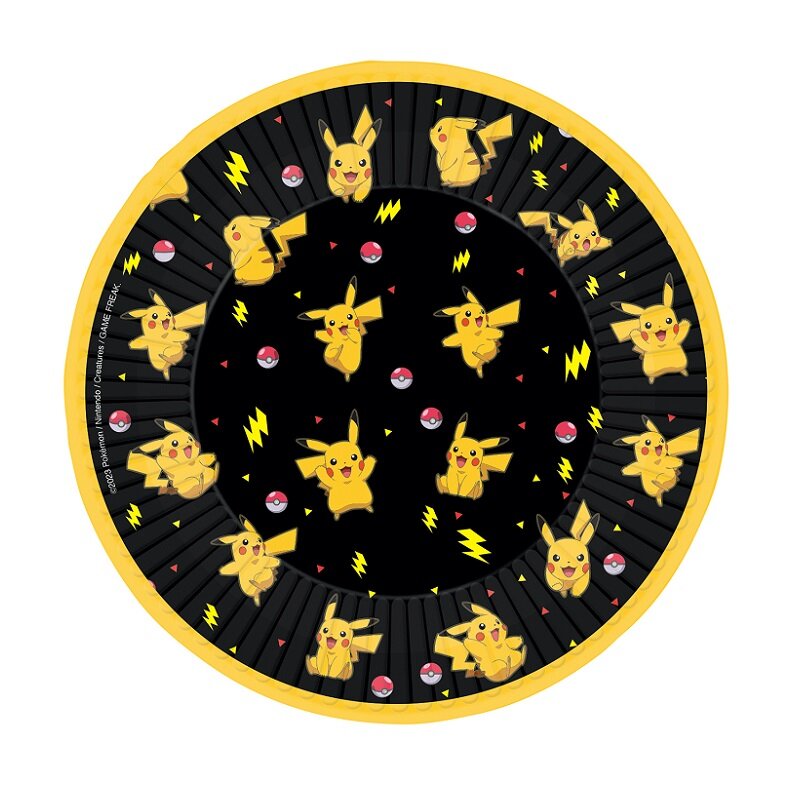 Pokémon Pikachu - Tallerkener, 18 cm 8 stk