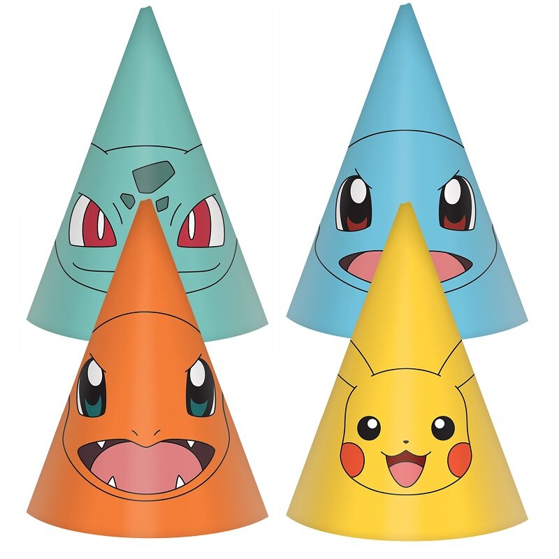 Pokémon Pikachu - Festhatte 8 stk