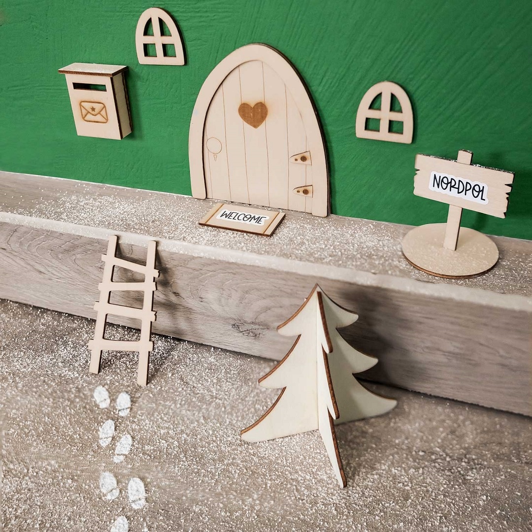 Nissedør med tilbehør