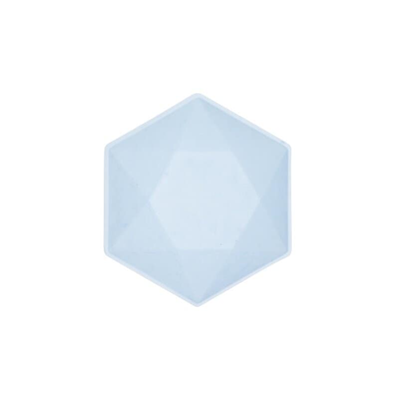 Skål Decor Premium Hexagon 16 cm Blå 6 stk