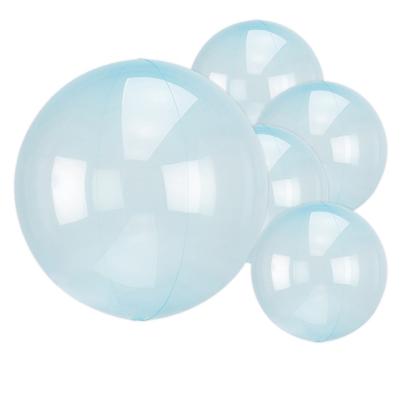 Clearz Crystal, Lyseblå ballon 1 stk.