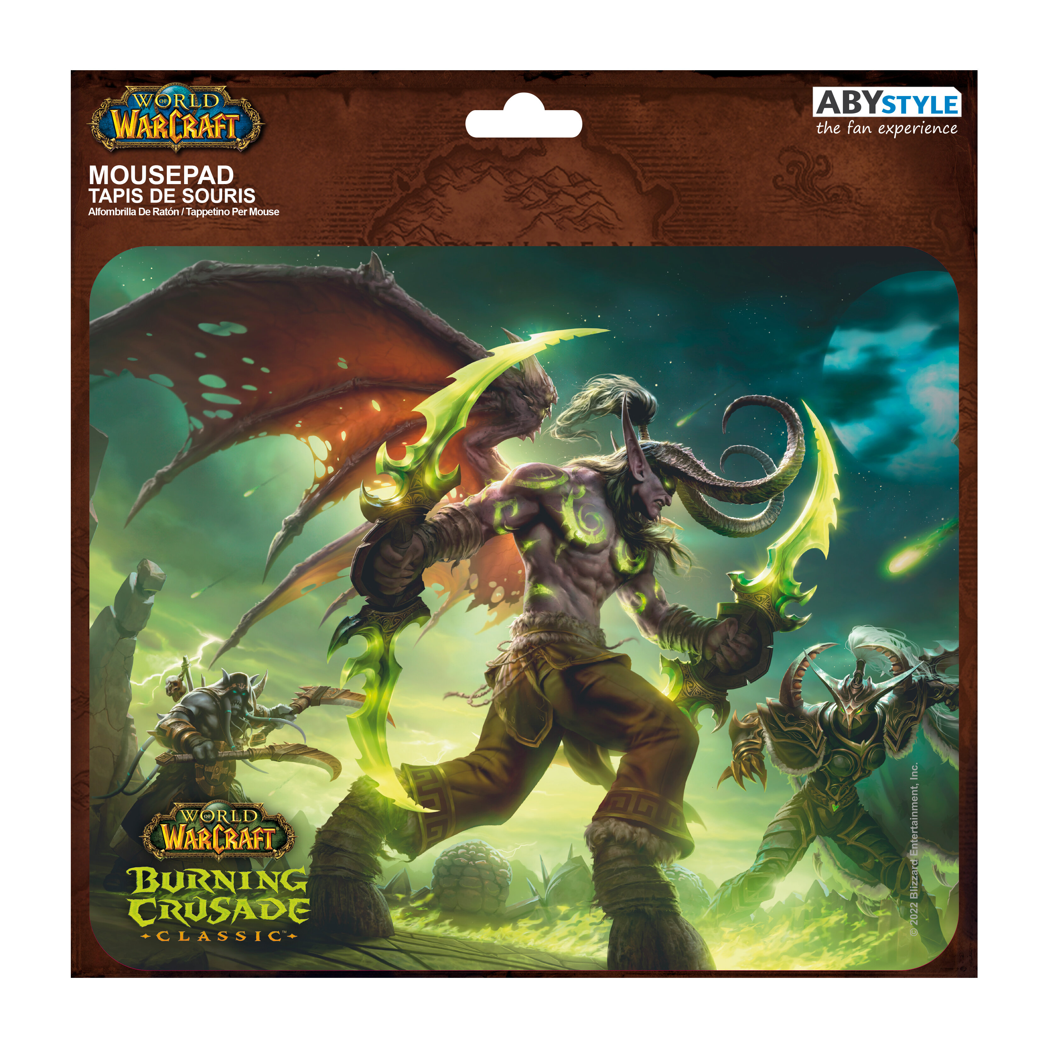 World of Warcraft - Musemåtte Illidan 19 x 23 cm