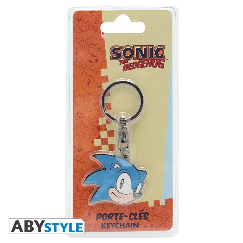 Sonic the Hedgehog, Nøglering Sonic Head Metal 5 cm