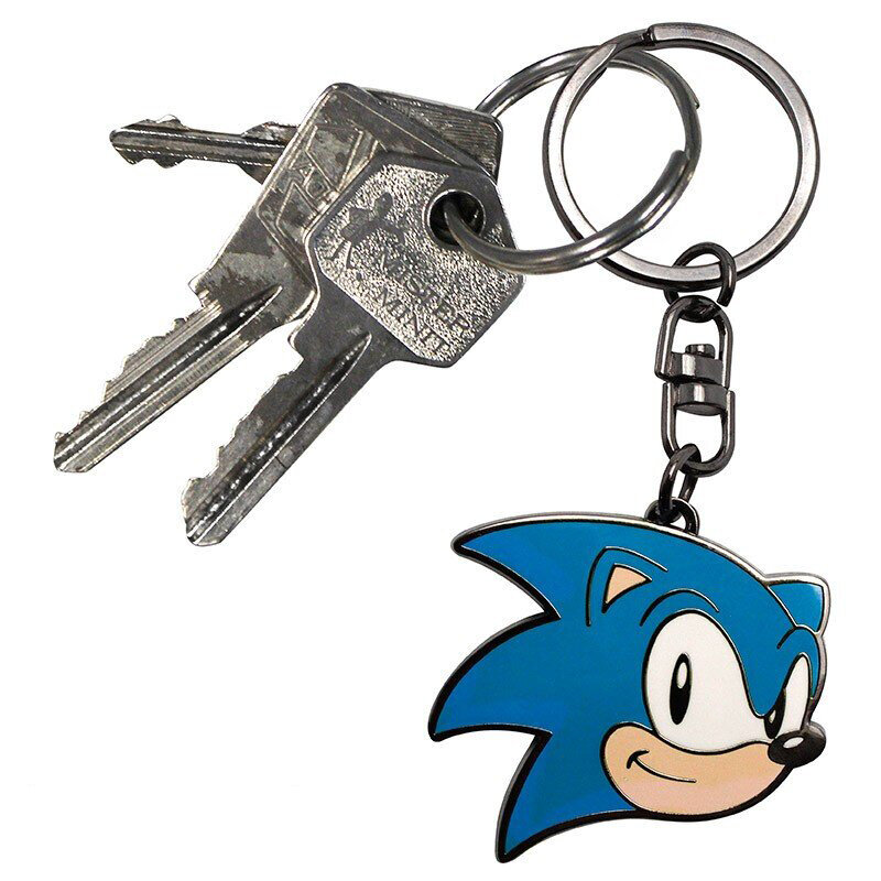 Sonic the Hedgehog, Nøglering Sonic Head Metal 5 cm