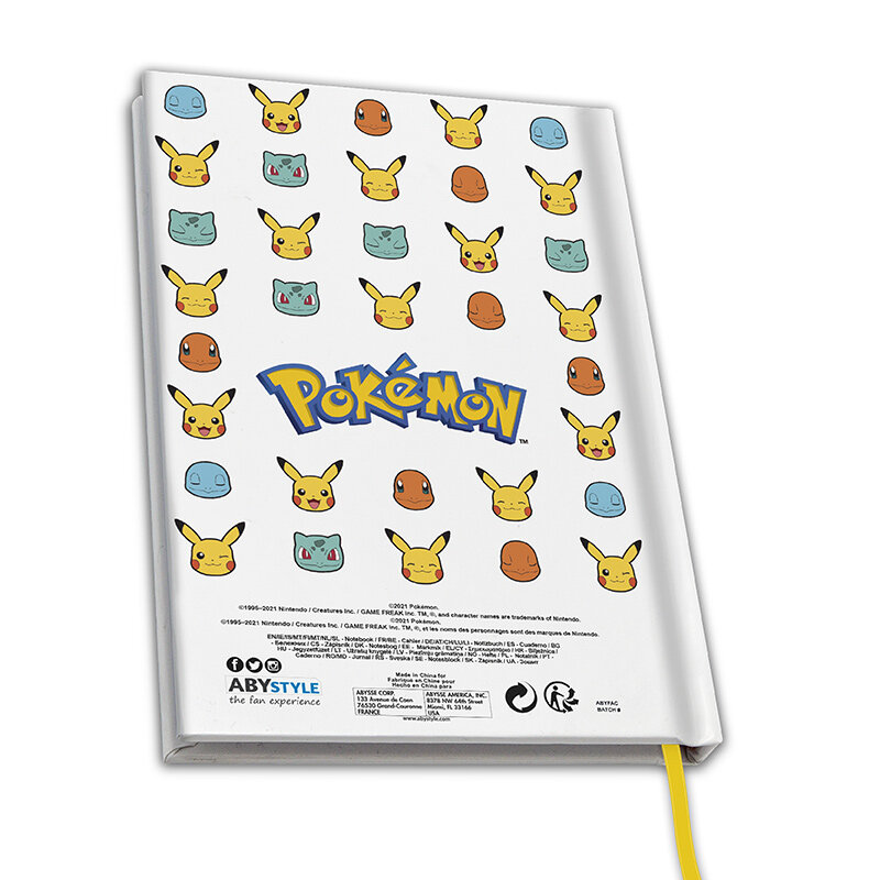 Pokémon - Notesbog A5 Staters