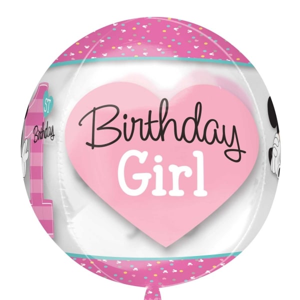 Minnie Mouse 1 år, Ballon Orbz