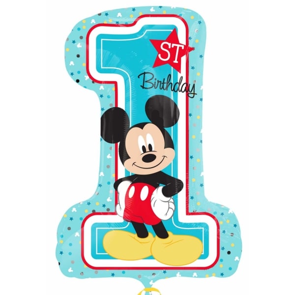Mickey Mouse, et-års folieballon 71 cm
