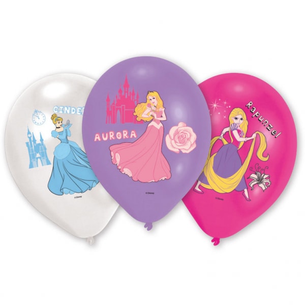 Disney Prinsesser - Balloner 6 stk