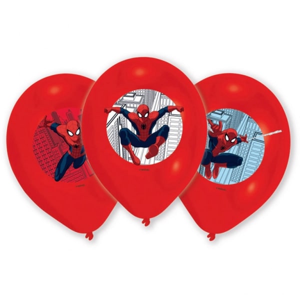 Spiderman - Balloner 6 stk