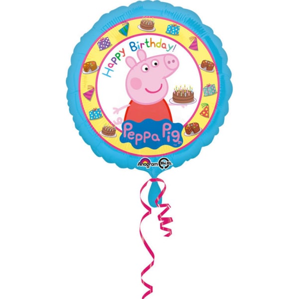 Gurli Gris - Folieballon Happy Birthday 43 cm