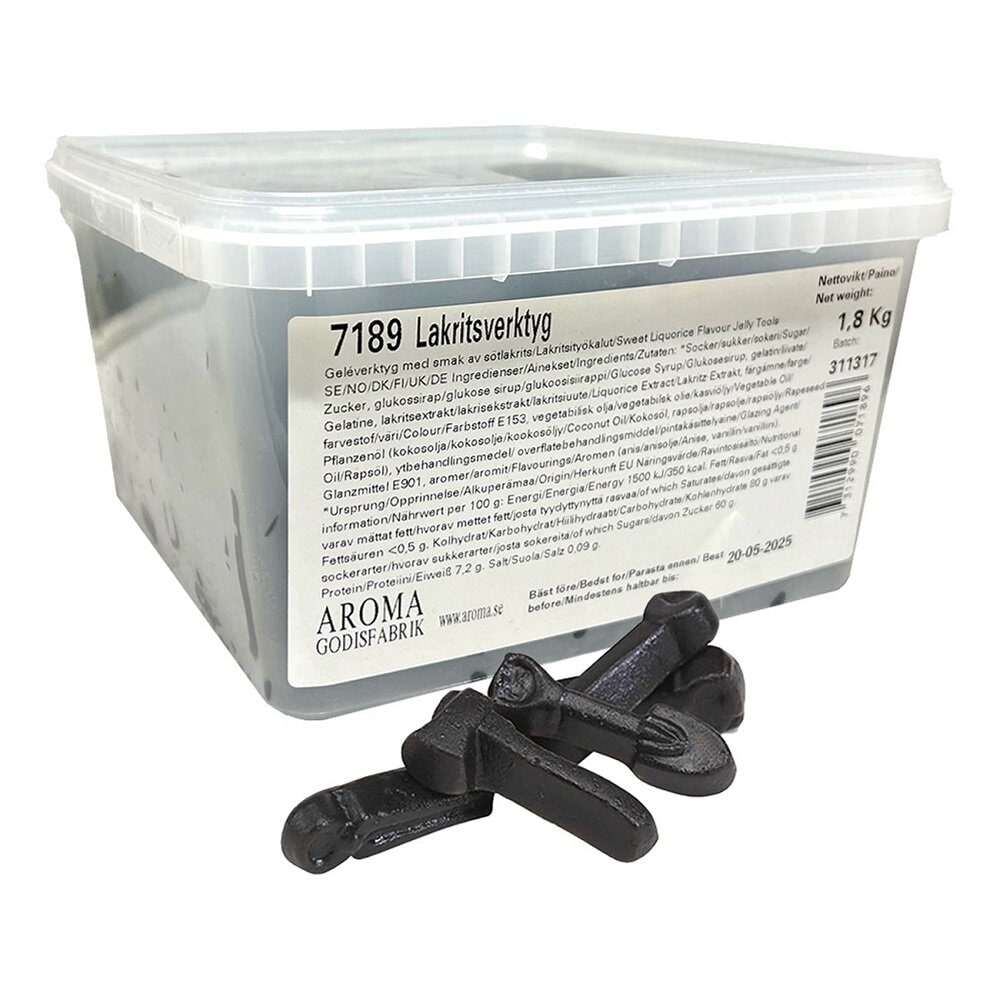 Aroma Lakridsværktøj i Storpak 1,8 kg