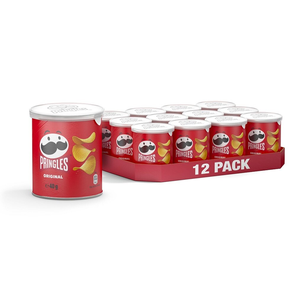 Pringles Original 40 gram 12-pakke