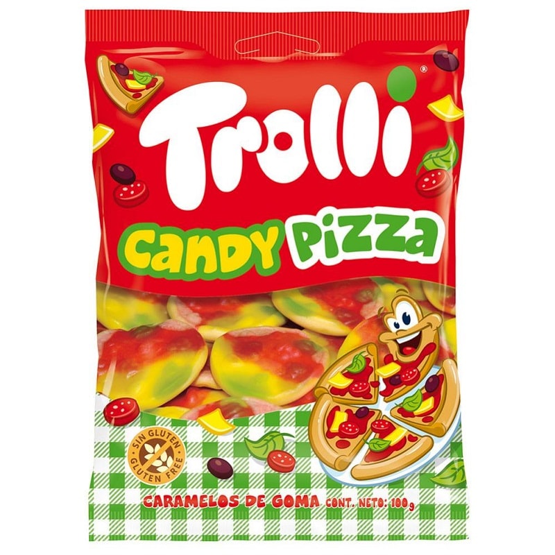 Trolli - Små Pizzaer 100 gram