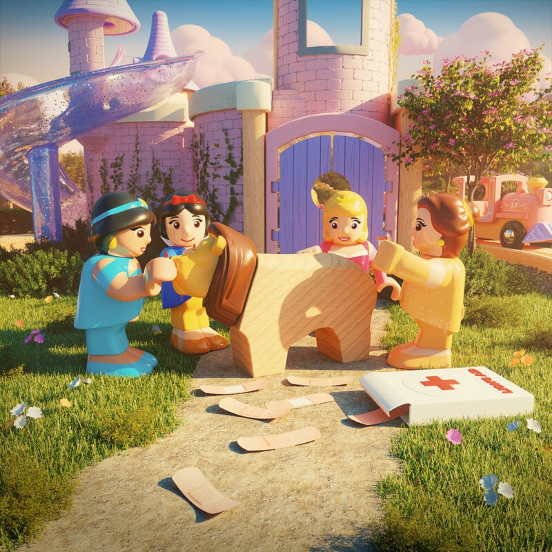 BRIO - Disney Prinsesse Slot Togsæt