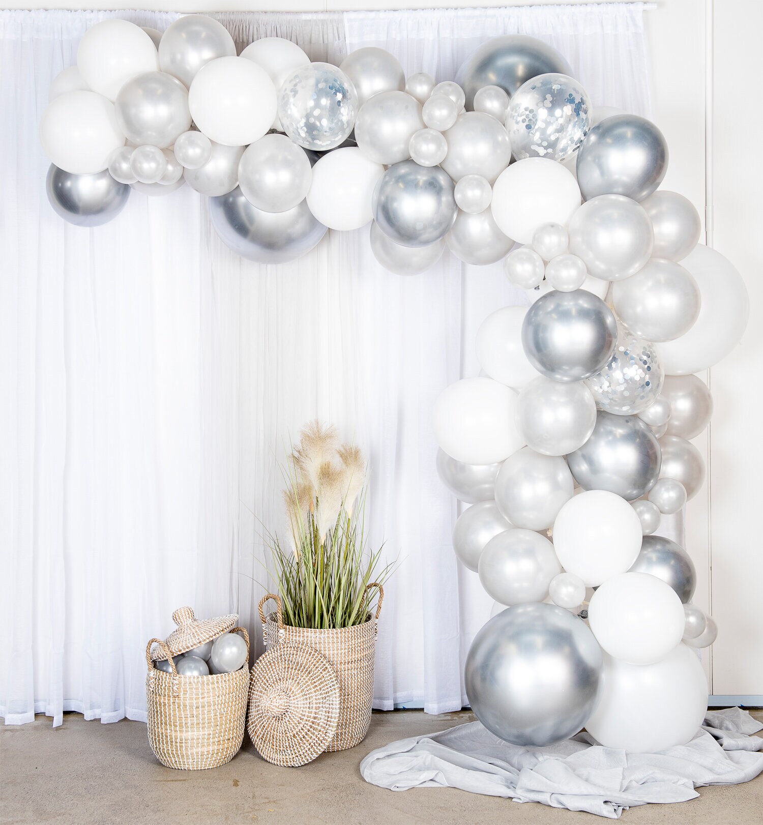 DIY Ballonbue i Sølv og Chrome