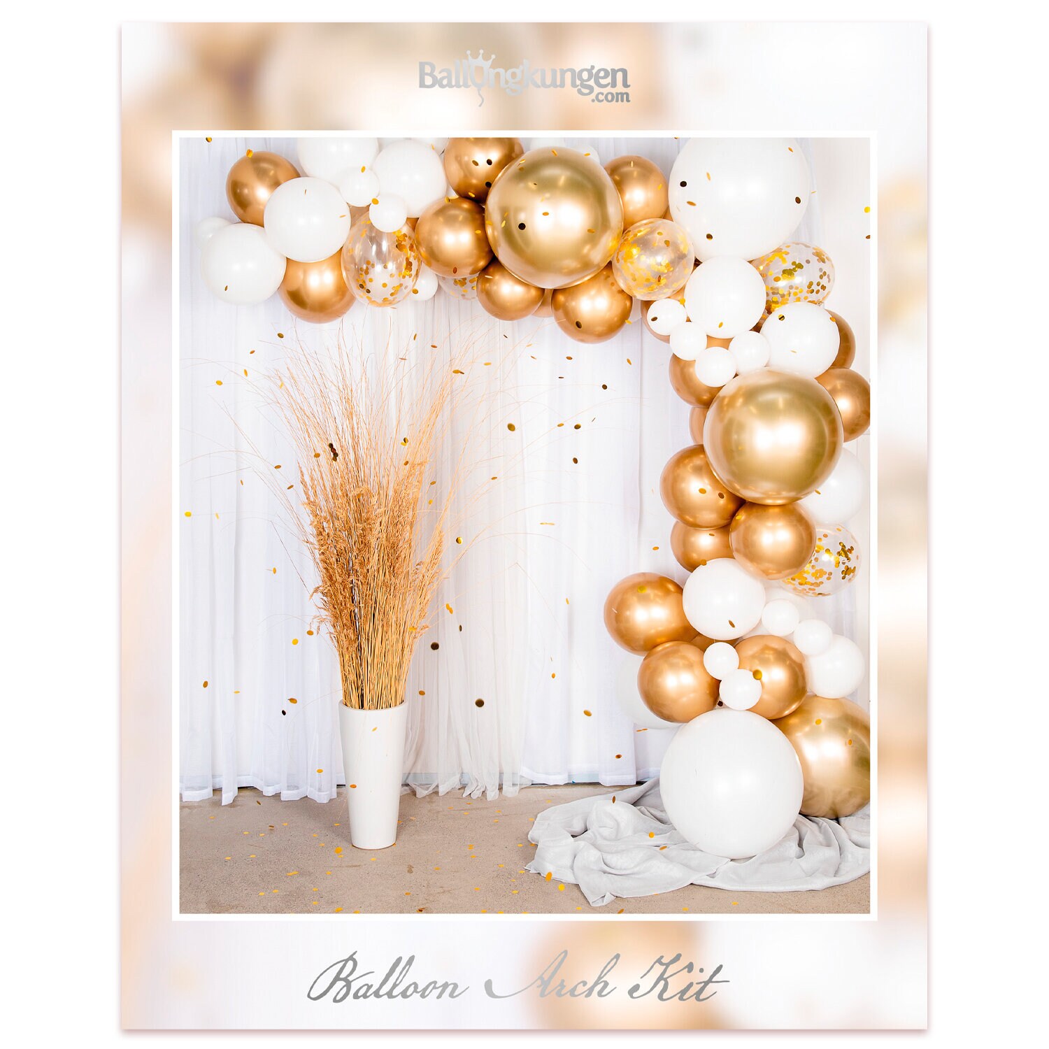 DIY Ballonbue i Guld Chrome