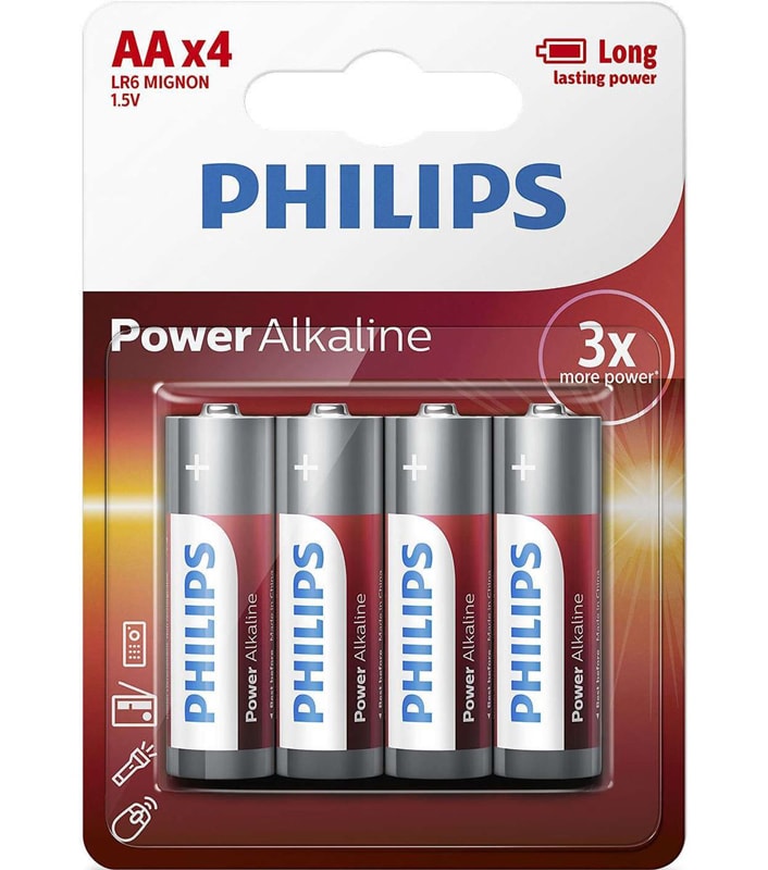 Philips Batterier AA 4-pack