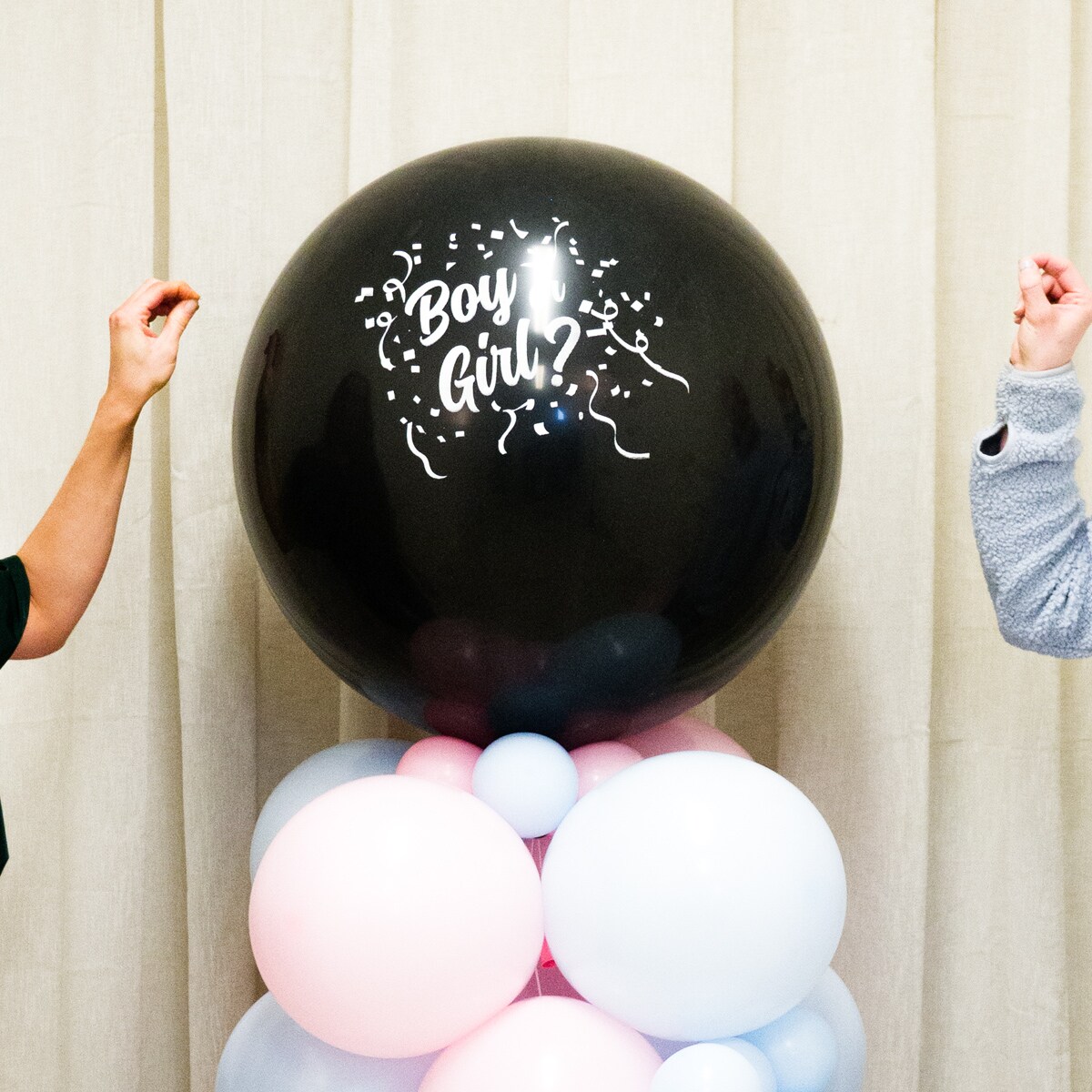 DIY Ballonsøjle - Gender Reveal