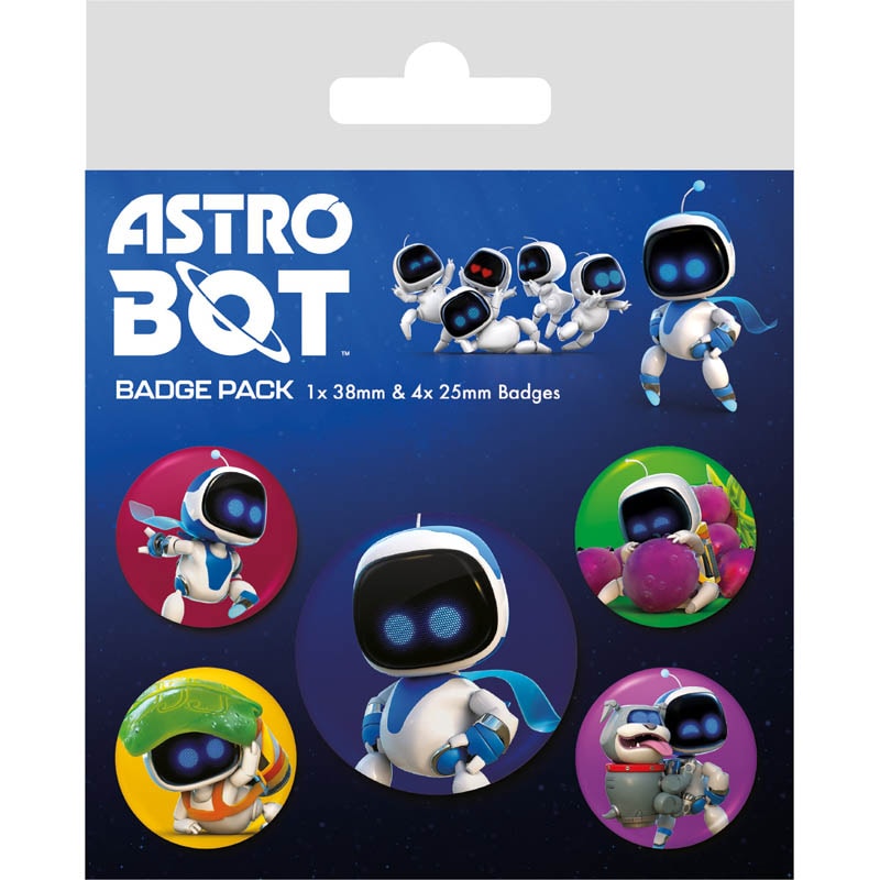 Astro Bot - Badges 5 stk
