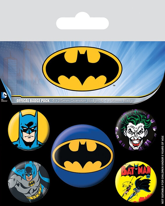 Batman - Badges 5 stk