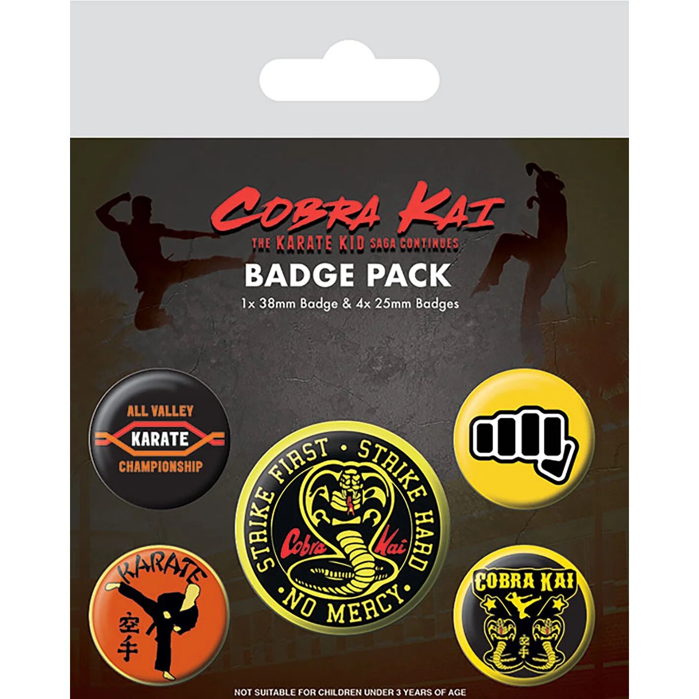Cobra Kai - Badges 5 stk