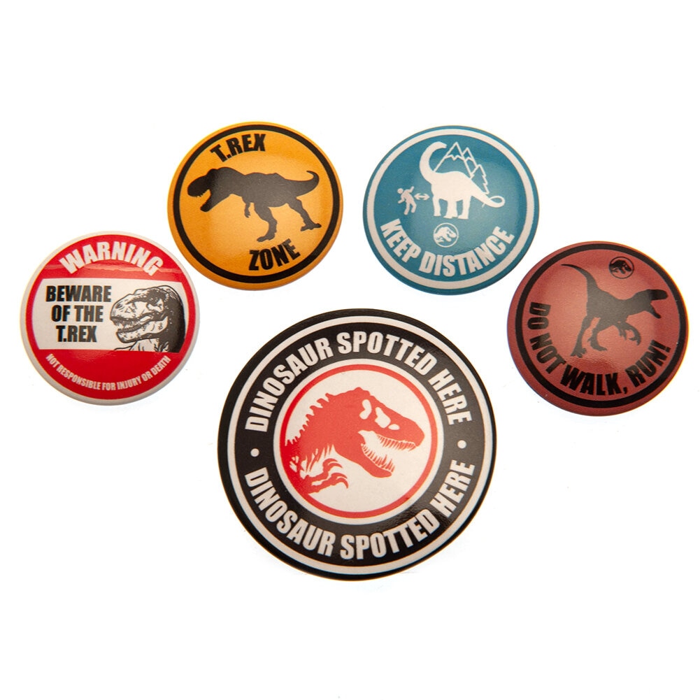 Jurassic World - Badges Dominion 5 stk