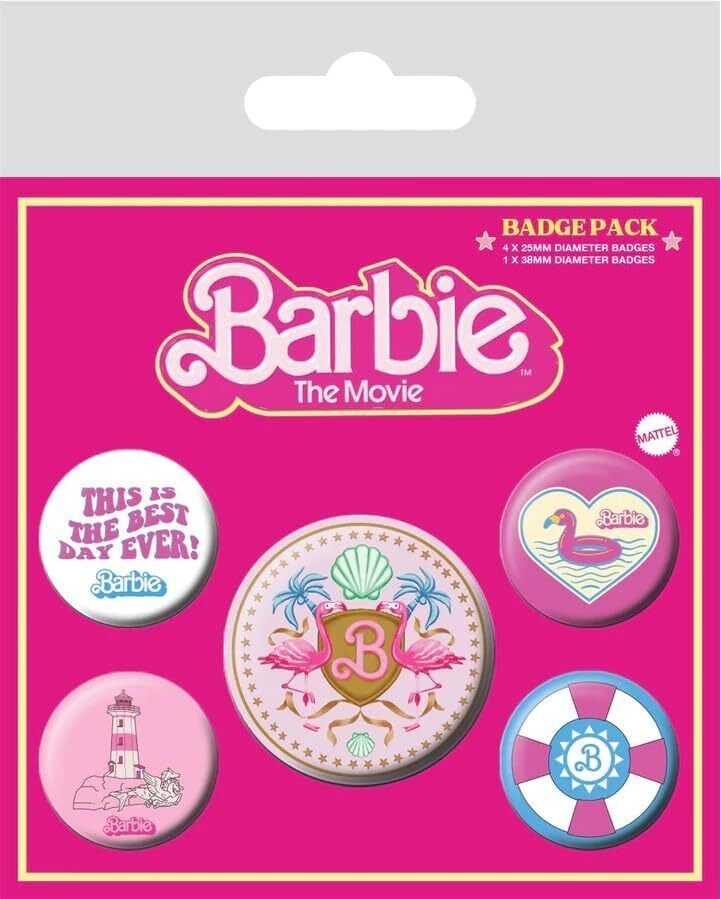 Barbie - Badges 5 stk