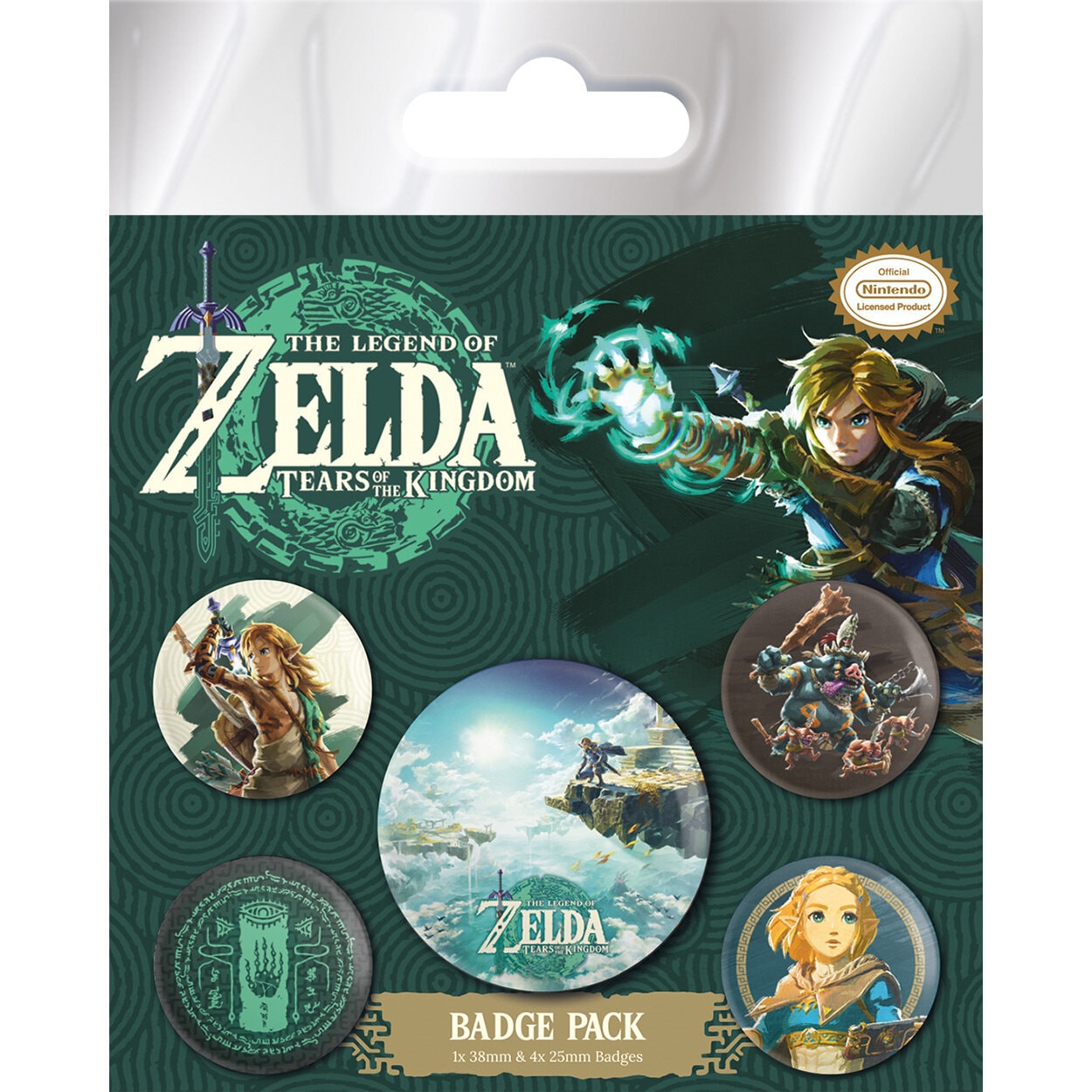 Zelda - Badges Tears of the Kingdom 5 stk