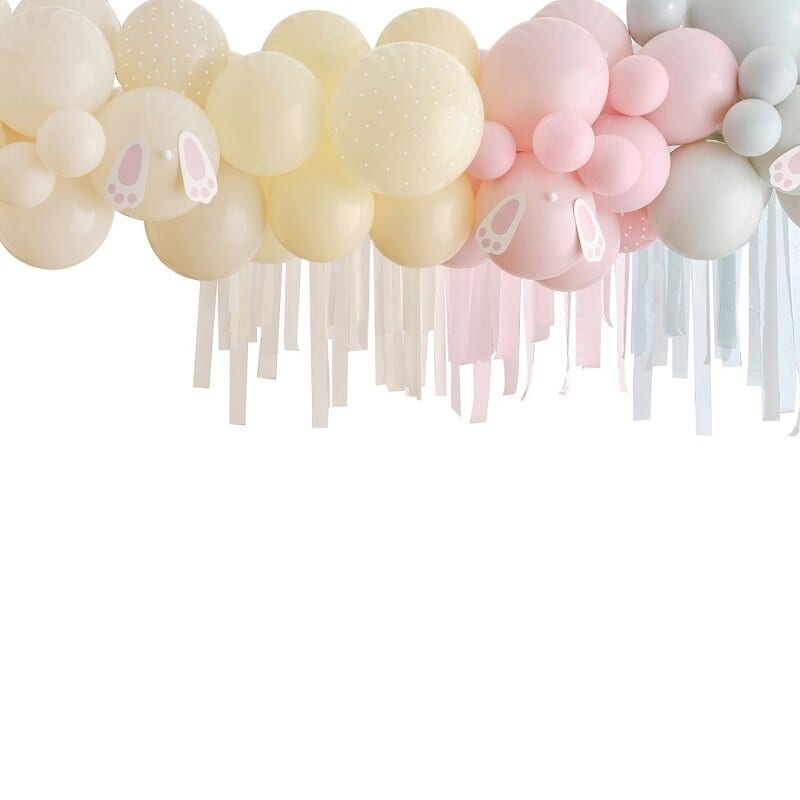 DIY Ballongguirlande Påskehare