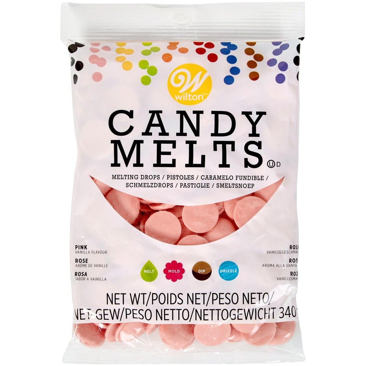 Wilton - Candy Melts pink 340 gram