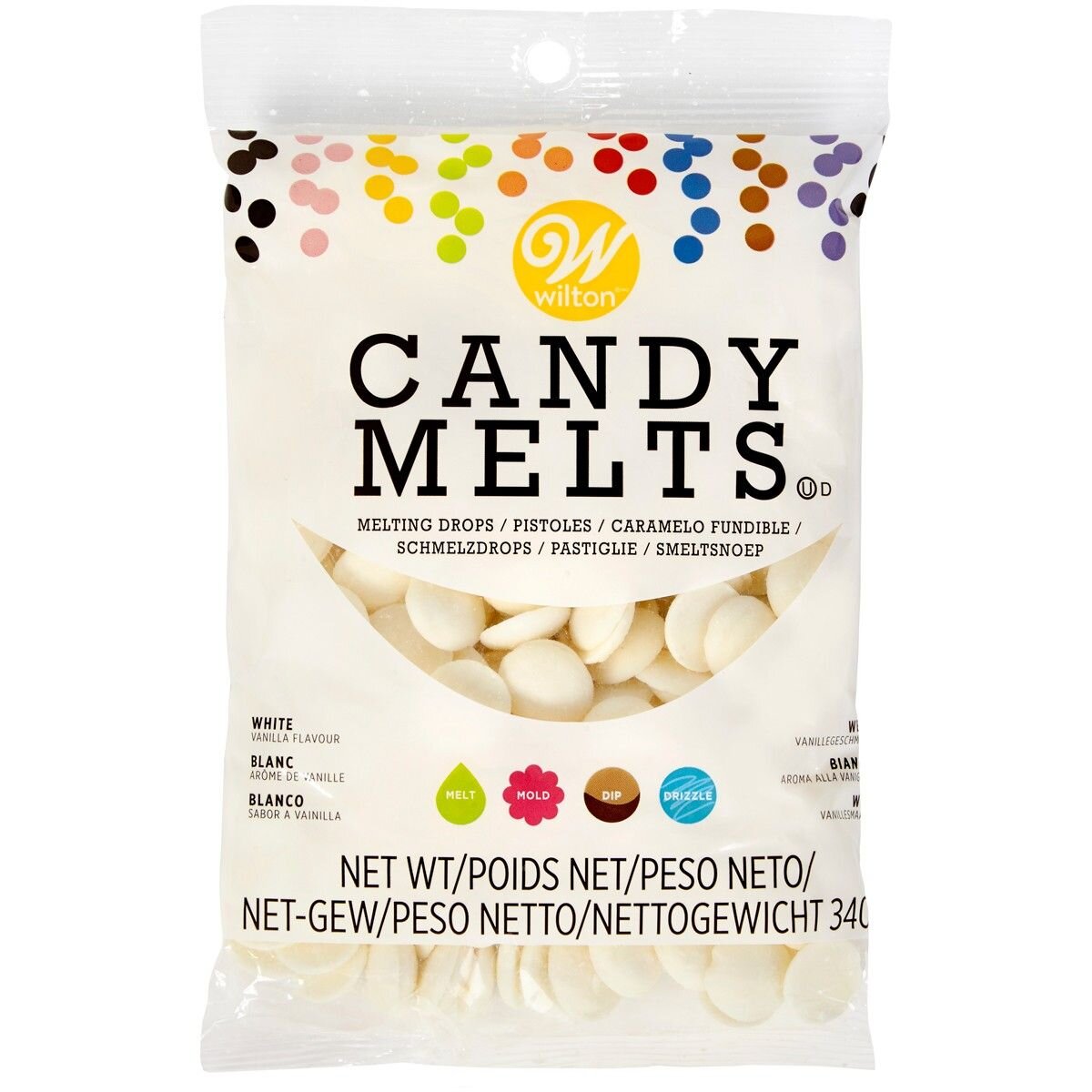Wilton - Candy Melts hvid 340 gram